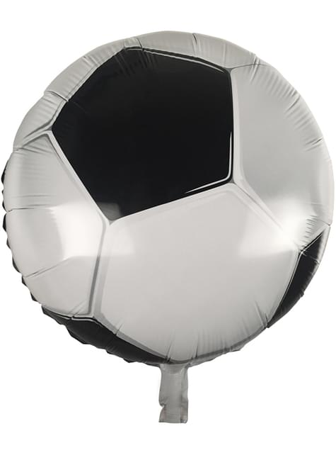 Globo de foil con forma de balón de fútbol (45 cm)