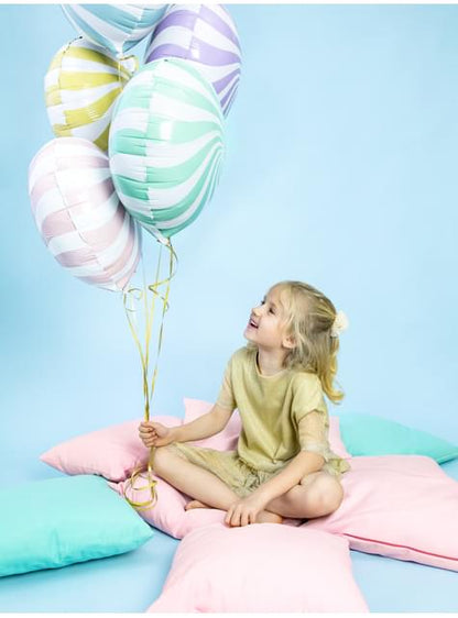 Globo de foil con forma de balón lila