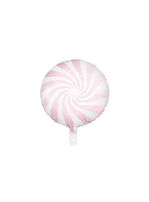 Globo de foil con forma de balón rosa claro - Partydeco | Funidelia
