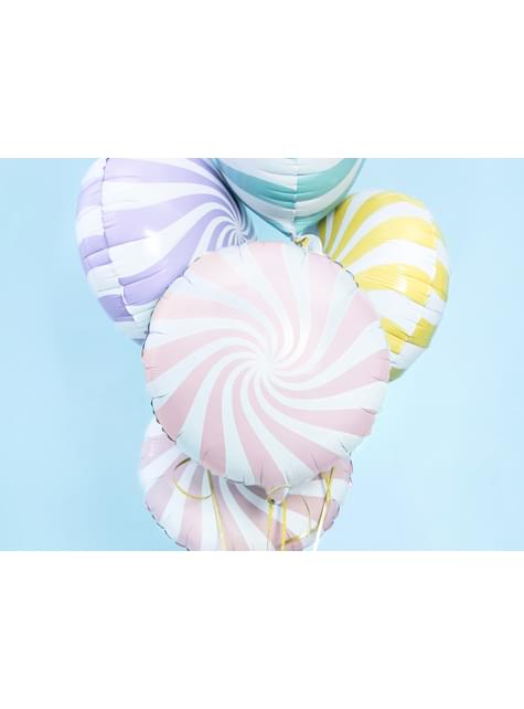 Globo de foil con forma de balón rosa claro - Partydeco | Funidelia