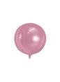 Globo de foil con forma de balón rosa suave