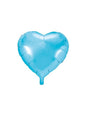 Globo de foil con forma de corazón azul cielo - Partydeco | Funidelia