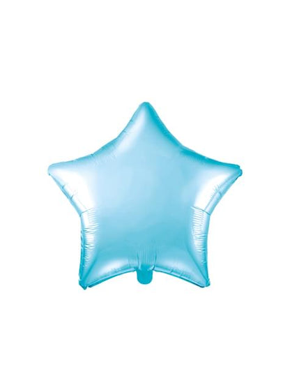 Globo de foil con forma de estrella azul cielo - Partydeco | Funidelia