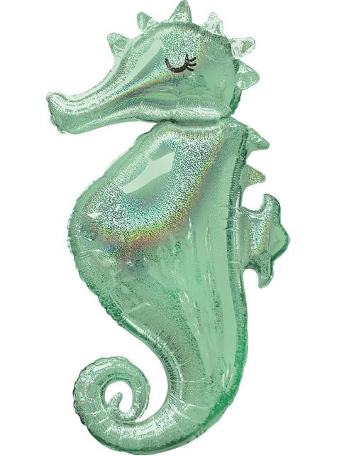 Globo de foil de caballito de mar - Mermaid Wishes