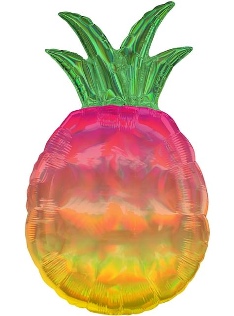 Globo de foil de piña iridiscente