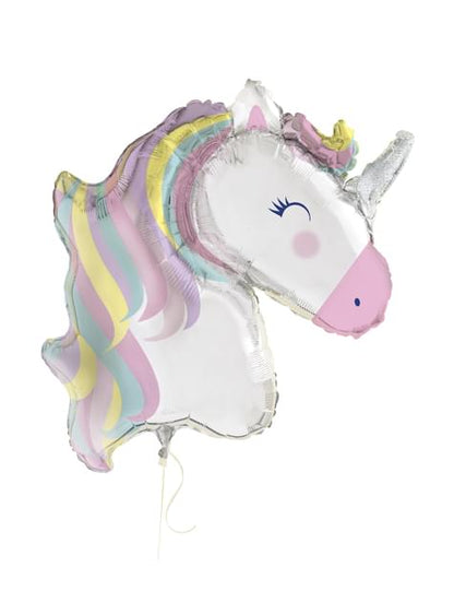 Globo de foil de unicornio (106cm) - Happy Unicorn - Unique | Funidelia