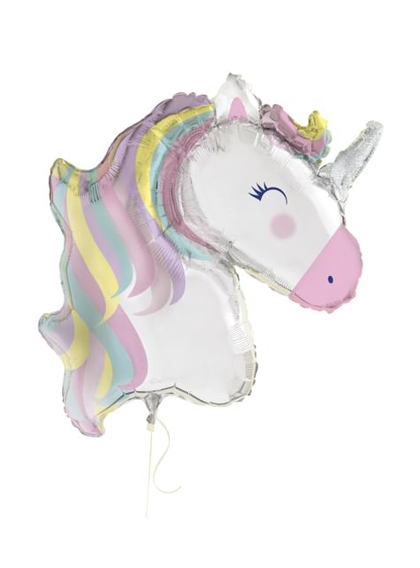 Globo de foil de unicornio (106cm) - Happy Unicorn - Unique | Funidelia