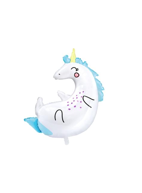 Globo de foil de unicornio de (70x75cm) - Unicorn Collection - Partydeco | Funidelia