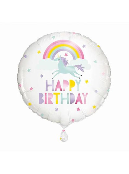 Globo de foil de Unicornio - Rainbow & Unicorn