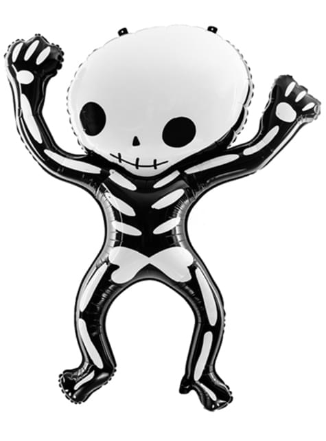 Globo de foil Esqueleto Halloween (84x10 cm)