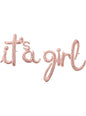Globo de foil It’s a girl oro rosa - AMSCAN | Funidelia