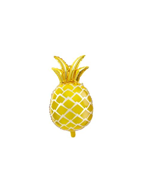 Globo de foil piña dorada - Aloha Turquoise - Partydeco | Funidelia