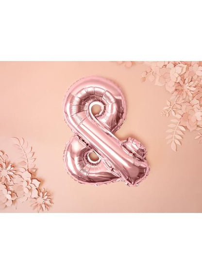 Globo foil & oro rosa - Partydeco | Funidelia