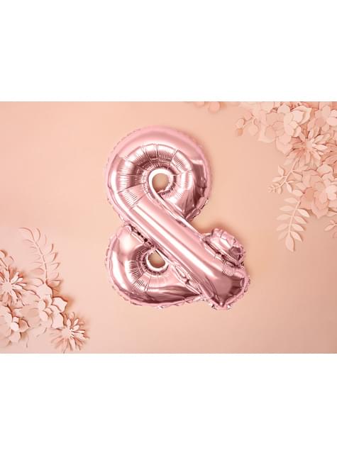 Globo foil & oro rosa - Partydeco | Funidelia