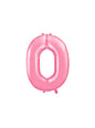 Globo foil “0“ en rosa 86 cm - Partydeco | Funidelia