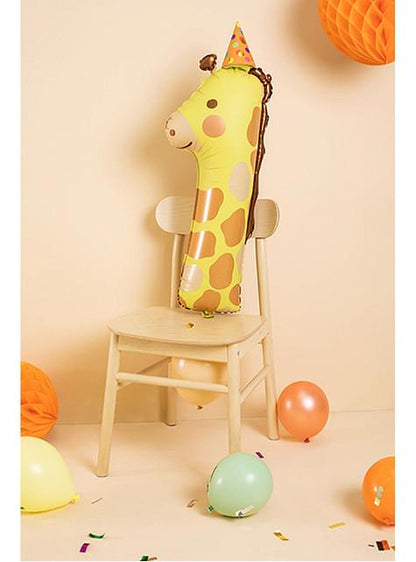 Globo foil “1“ jirafa - Partydeco | Funidelia