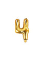 Globo foil “4“ dorado (35 cm) - Partydeco | Funidelia