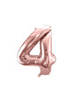 Globo foil “4“ oro rosa (86 cm) - Partydeco | Funidelia