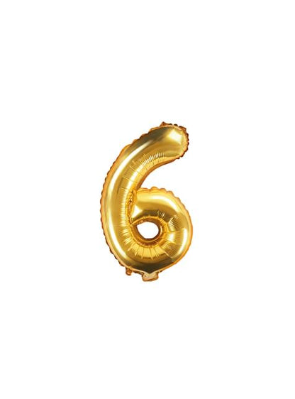 Globo foil “6“ dorado (35 cm) - Partydeco | Funidelia