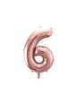 Globo foil “6“ oro rosa (86 cm) - Partydeco | Funidelia
