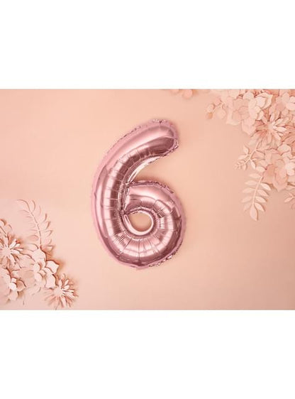 Globo foil “6“ oro rosa (35 cm)