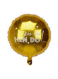 Globo foil en dorado “Woo Hoo Hen Do“ - Woo Hoo Hen Do - Neviti | Funidelia