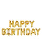 Globo foil “Happy Birthday“ dorado