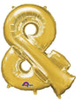 Globo foil letra & dorado (76 cm) - AMSCAN | Funidelia