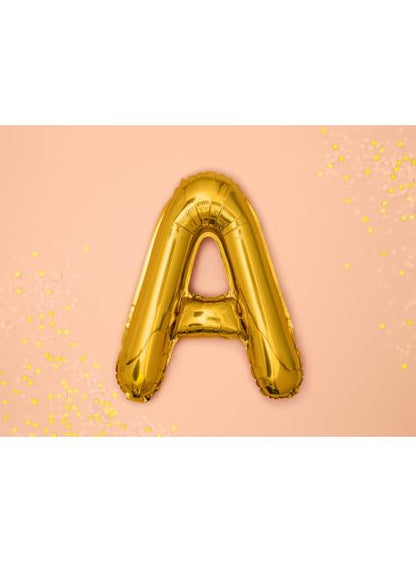 Globo foil letra A dorado