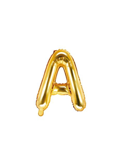 Globo foil letra A dorado