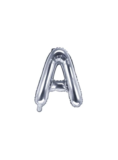 Globo foil letra A plateado