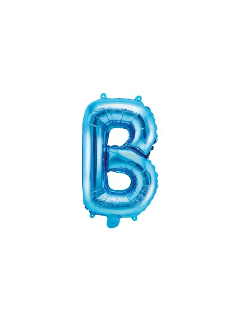 Globo foil letra B azul (35 cm) - Partydeco | Funidelia