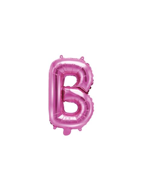Globo foil letra B rosa oscuro (35 cm) - Partydeco | Funidelia