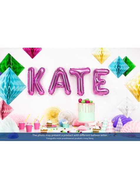 Globo foil letra B rosa oscuro (35 cm) - Partydeco | Funidelia