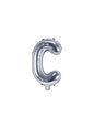 Globo foil letra C plateado - Partydeco | Funidelia