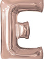 Globo foil letra E oro rosa (81cm) - AMSCAN | Funidelia