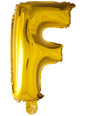 Globo foil letra F dorado (102 cm) - Procos | Funidelia