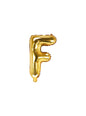 Globo foil letra F dorado