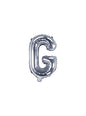 Globo foil letra G plateado - Partydeco | Funidelia