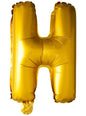 Globo foil letra H dorado (102 cm) - Procos | Funidelia