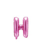 Globo foil letra H rosa oscuro - Partydeco | Funidelia