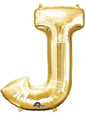 Globo foil letra J dorado (86 cm) - AMSCAN | Funidelia
