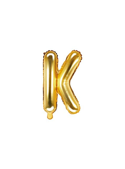 Globo foil letra K dorado - Partydeco | Funidelia