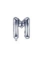 Globo foil letra M plateado - Partydeco | Funidelia