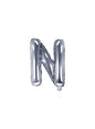 Globo foil letra N plateado - Partydeco | Funidelia