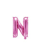 Globo foil letra N rosa oscuro - Partydeco | Funidelia