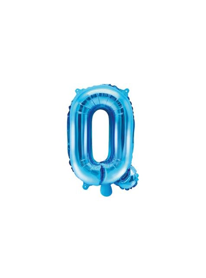 Globo foil letra Q azul - Partydeco | Funidelia