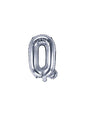 Globo foil letra Q plateado - Partydeco | Funidelia