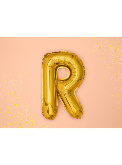 Globo foil letra R dorado