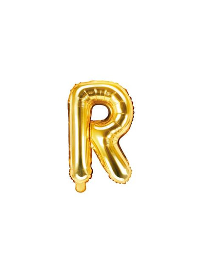 Globo foil letra R dorado